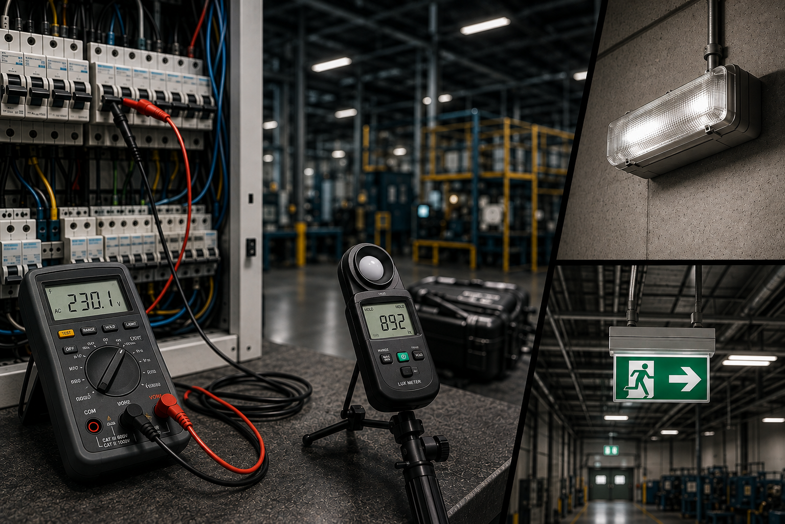 Pomiary elektryczne i pomiary oświetlenia